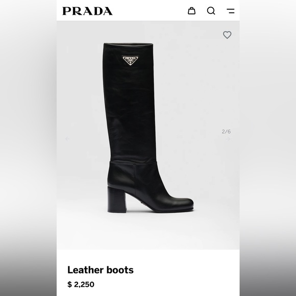 Love the boots but are too big. Prada has a 14 days return policy I didn’t know. - Picture 4 of 6